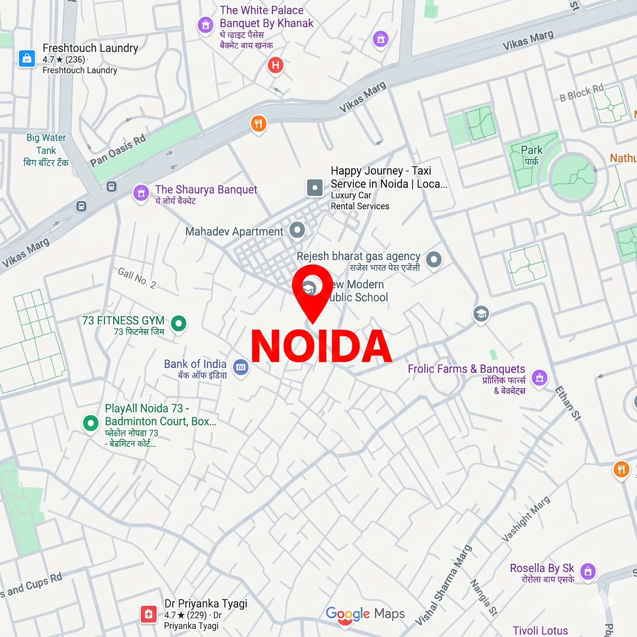 Our Service Locations Map